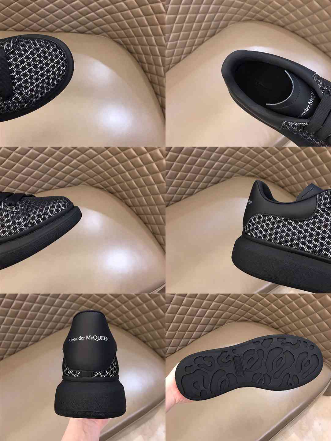 Alexander McQueen Oversized Sneaker 'Black Speckled'
