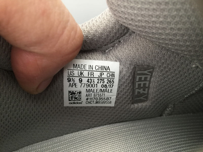 BA0AH】Original color local version Adidas B75571 Adidas Yeezy Wave Runner 70030